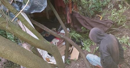 Dolnośląskie. Myślał, że tam go nie znajdą. Był w szoku, gdy przyszła policja