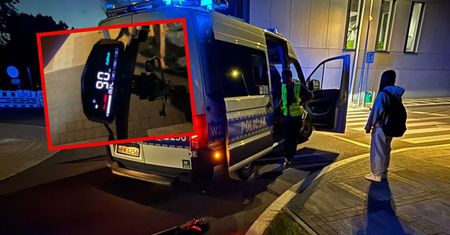 Pościg za 15-latkiem. Jechał hulajnogą 90 km/h