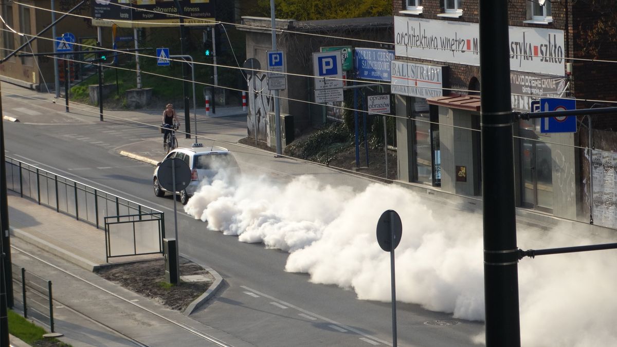 W Krakowie spaliny od razu przyporządkowywano do danego auta, dzięki czemu wiadomo było, które z nich trują najbardziej