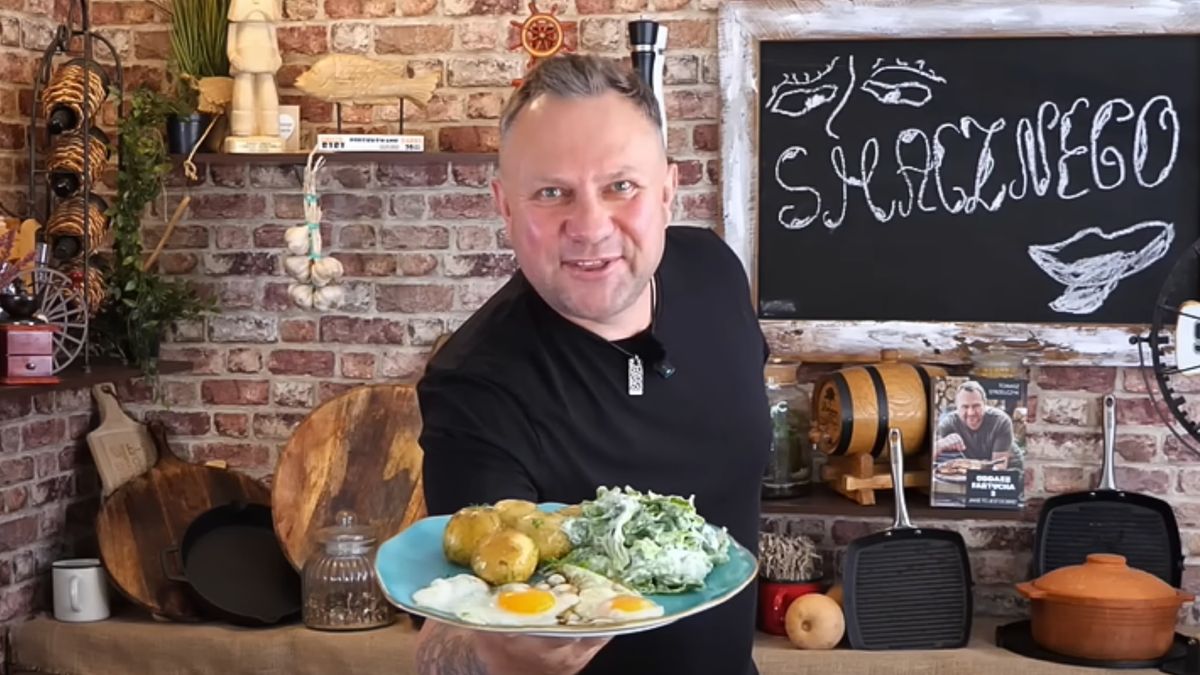 Tomasz Strzelczyk odtworzył obiad z dzieciństwa