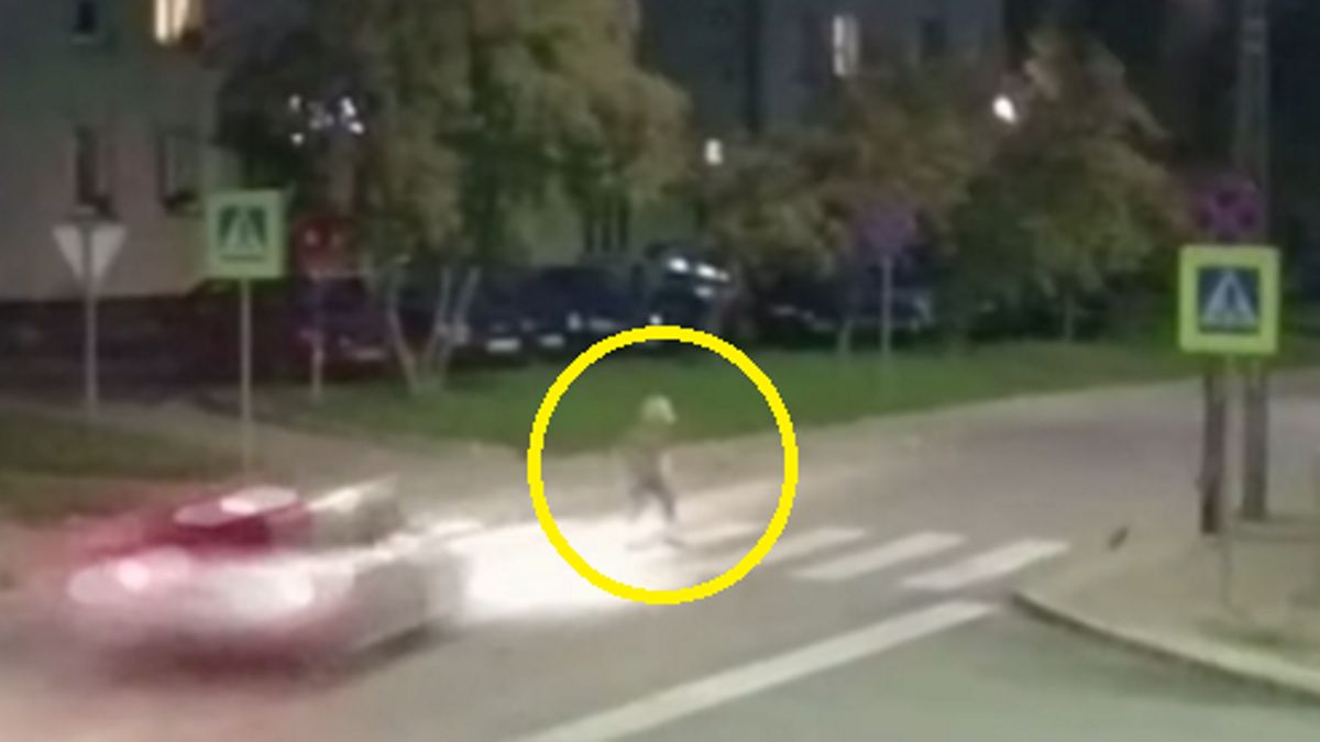 Piesza została potrącona na pasach