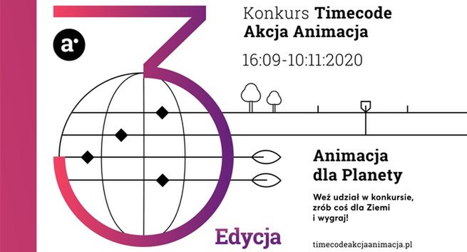 Konkurs animacji reklamowej Timecode Akcja Animacja, startuje pod hasłem "Animacja dla Planety