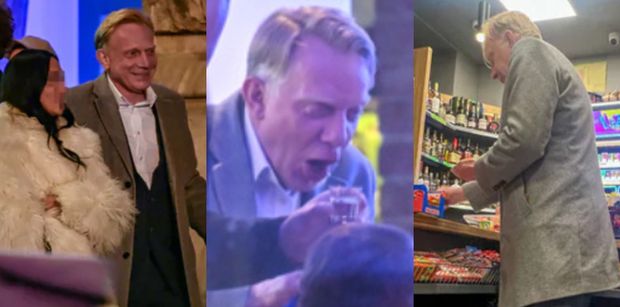 Imprezowa majówka Arkadiusza Janiczka: toasty z kolegami, wyjścia na papieroski, niewinne flirty i wizyta w monopolowym