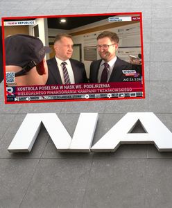 Posłowie PiS w siedzibie NASK. Interweniowała policja