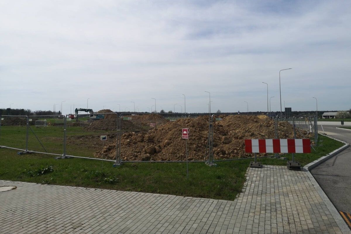 Budowa stacji paliw Orlen na MOP Obroki przy S19