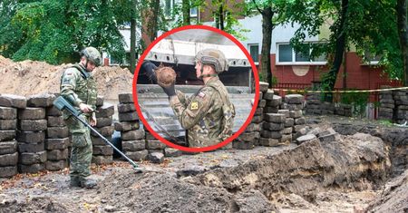 Groźne odkrycie na budowie. "Zardzewiała śmierć" w Ostródzie