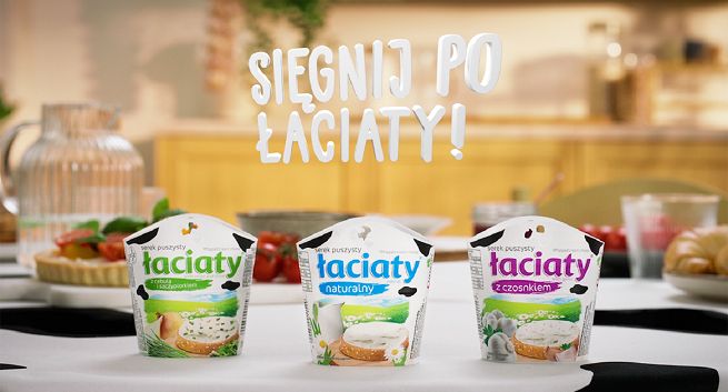 Mlekpol z nową reklamą serka Łaciatego