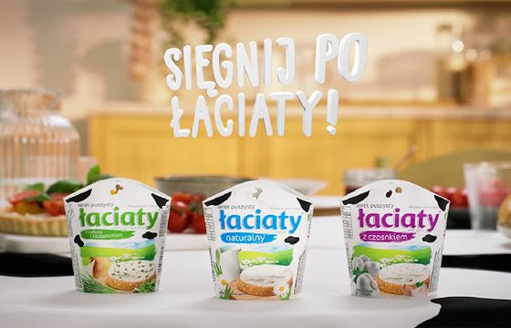 Mlekpol z nową reklamą serka Łaciatego