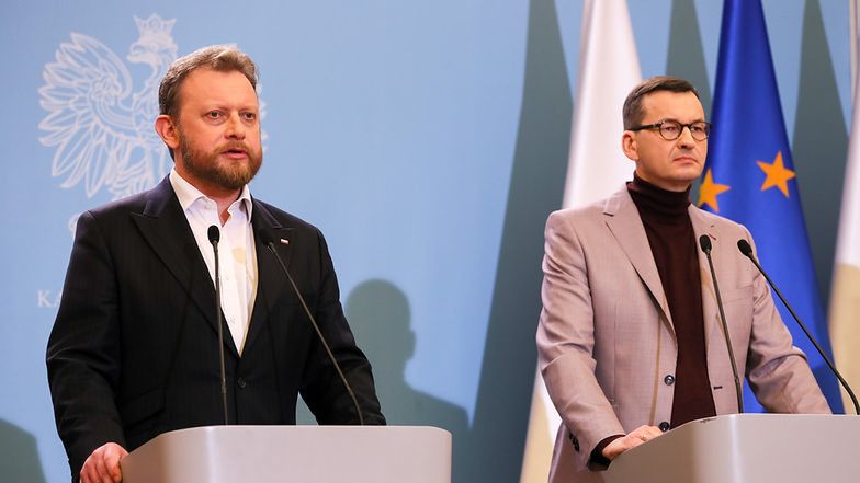 Mateusz Morawiecki i Łukasz Szumowski