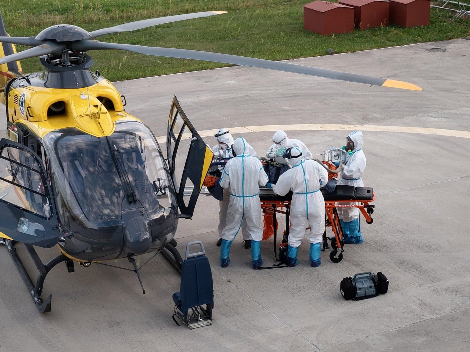 Najcięższe przypadki są transportowane przez LPR