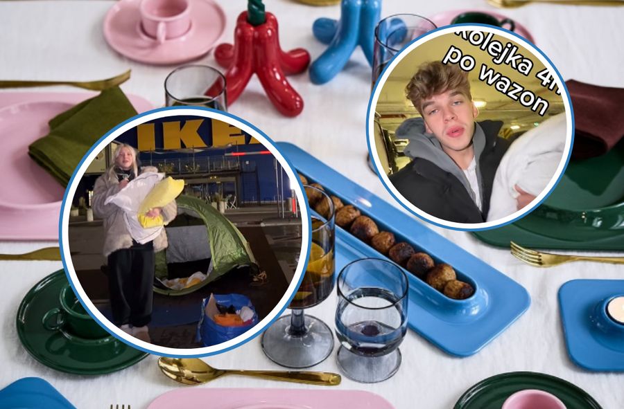 Dzikie tłumy szturmowały sklepy IKEA