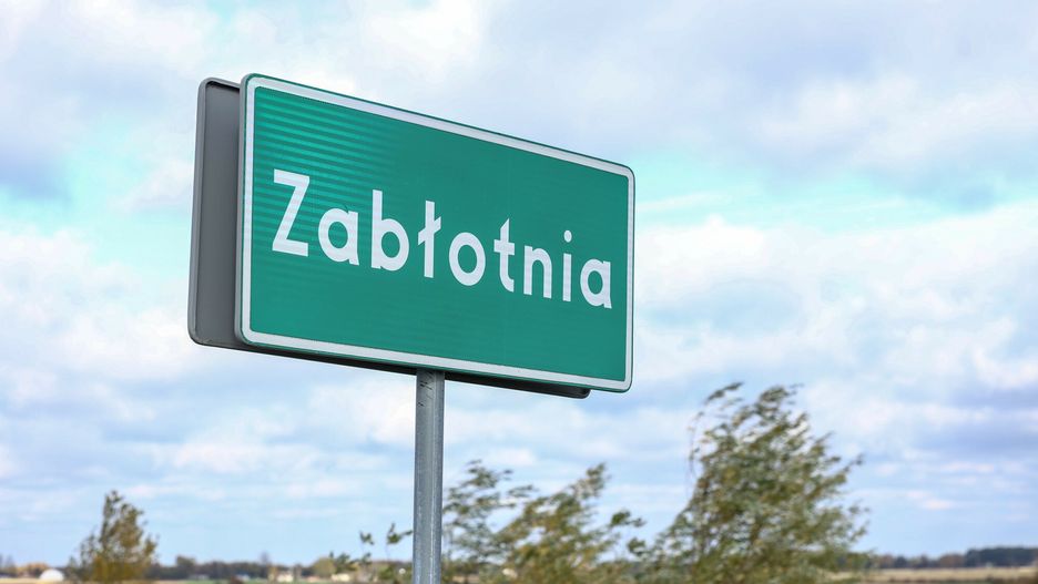 Działka wróci do KOWR. Zapytali Wielgomasa go o rozgłos medialny. Na zdjęciu miejscowość, w której znajduje się działka, kluczowa do budowy CPK