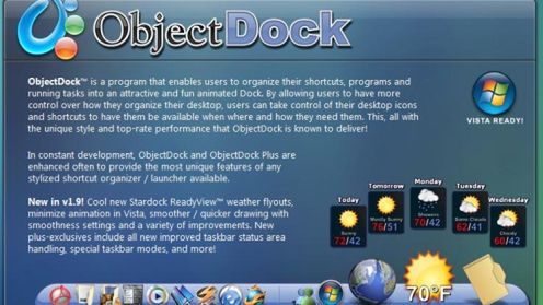 Wygodny dostęp do ulubionych programów dzięki Object Dock 1