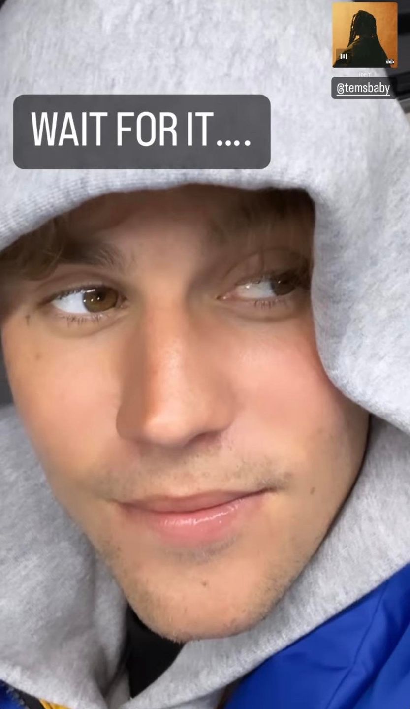 Justin Bieber demonstruje możliwości swojej twarzy