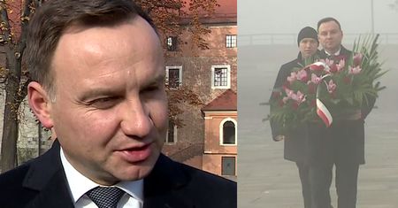 Andrzej Duda złożył kwiaty na grobie Kaczyńskich na Wawelu