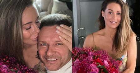 Zaspana Małgorzata Rozenek obsypuje Radosława pocałunkami: "Niestety wieczorem się nie zobaczymy" (ZDJĘCIA)