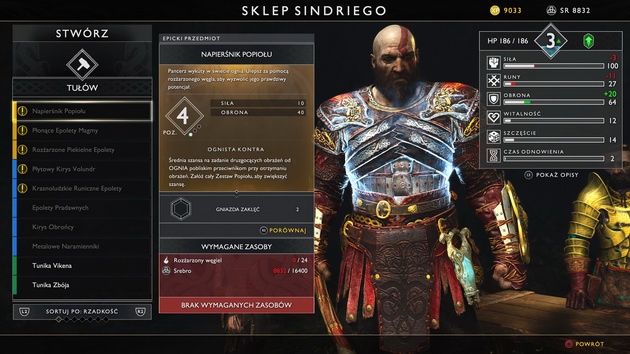 God of War - nowy napierśnik
