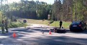 Lębork: Motocyklista ciężko ranny po uderzeniu w Skodę