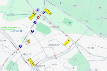 Poznań: czasowe zmiany w organizacji ruchu na ul. Pułaskiego