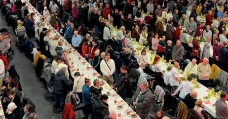 1200 osób przy wigilijnym stole Caritas na Międzynarodowych Targach Poznańskich