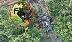 Przerobili sklepowego drona. Teraz zrzuca na Rosjan granaty M40A1 HEDP
