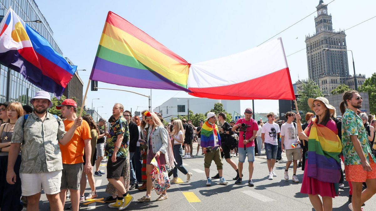 Warszawska Parada Równo?ci
Fot. Wojciech Olkusnik/East News, 14.06.2025. Warszawska Parada Rownosci pt. "Odpowiedzia jest milosc".
Wojciech Olkusnik