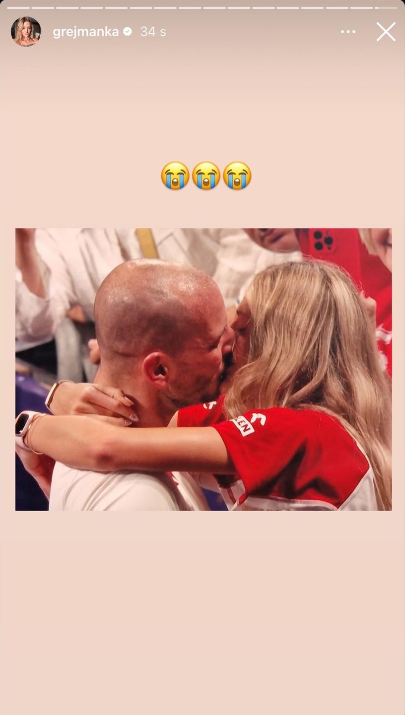 Bartosz Kurek świętuje sukces z żoną