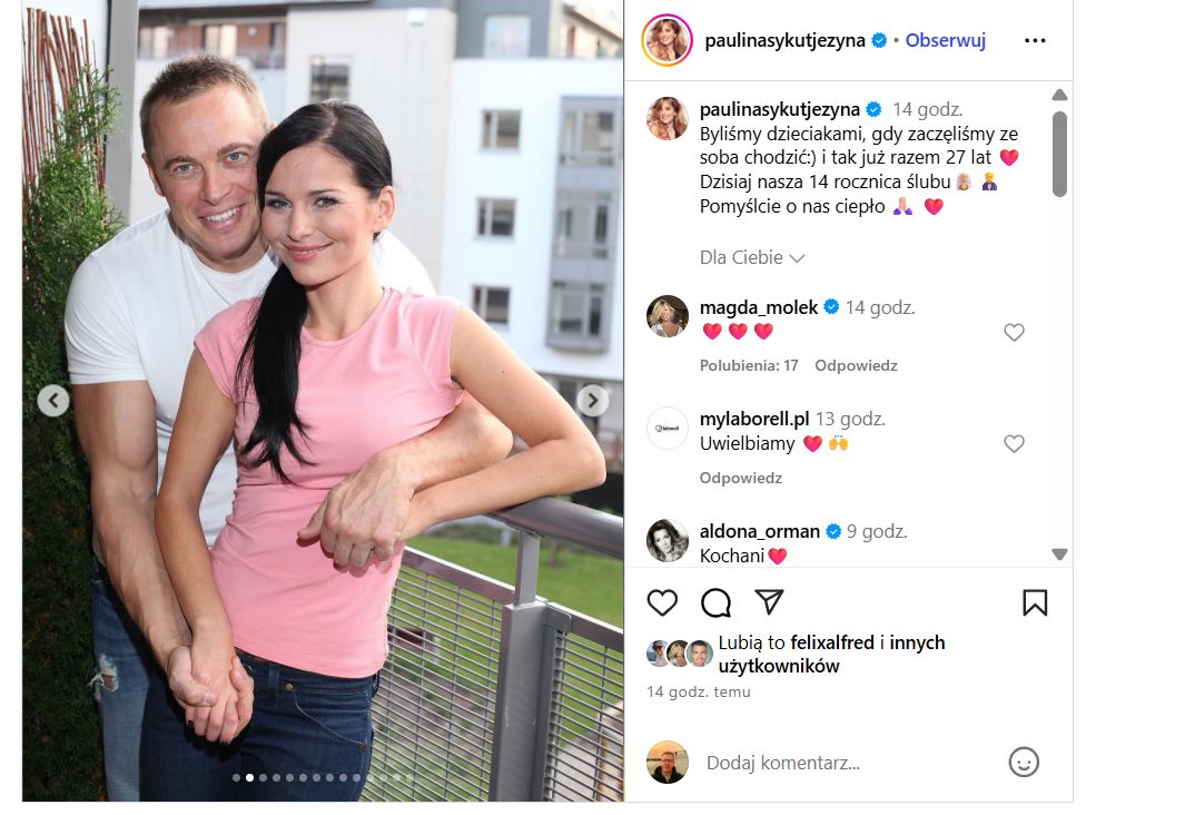 Paulina Sykut-Jeżyna pokazała fotografie sprzed lat