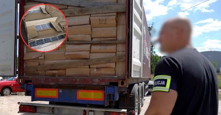 Nie wiedział co przewozi. Policjanci zaskoczeni zawartością ciężarówki