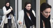 Dominika Kulczyk w białym futerku wychodzi z gabinetu medycyny estetycznej (ZDJĘCIA)