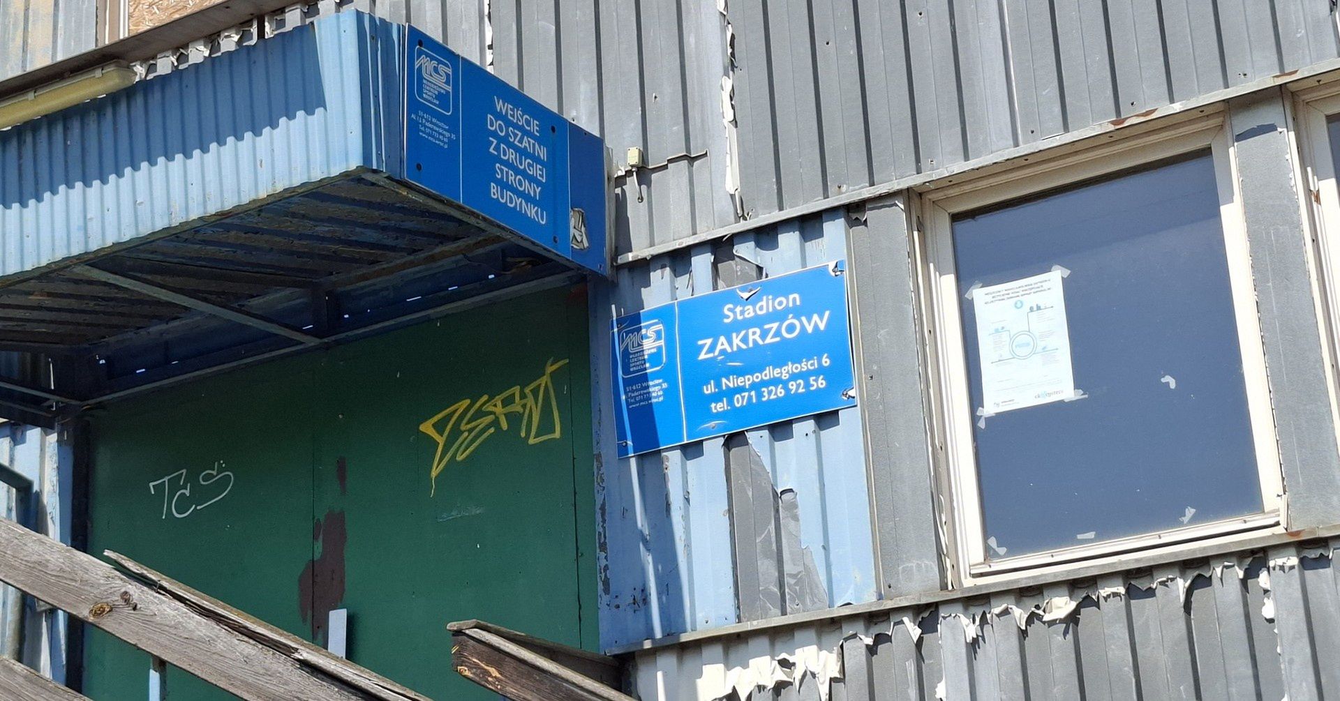 Polar Wrocław, Zakrzów. Stary budynek klubowy do rozbiórki, czerwiec 2025