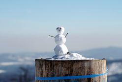 Suwałki. Bałwanek z antyrządowym transparentem i śledztwo policji