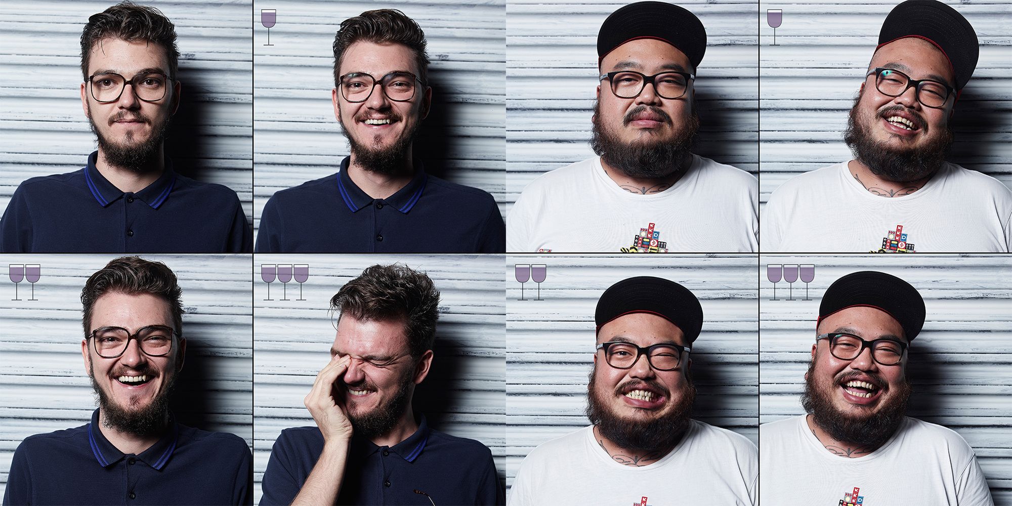 Zastanawialiście się kiedyś jak wyglądacie po 1, 2 i 3 lampkach wina? 20