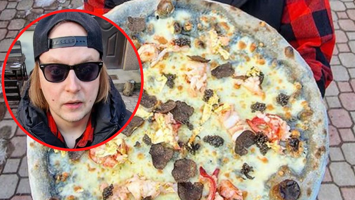 To niewątpliwie najdroższa pizza w Polsce