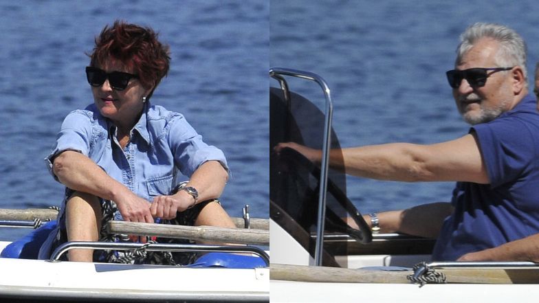 Jolanta i Aleksander Kwaśniewscy odpoczywają na Mazurach