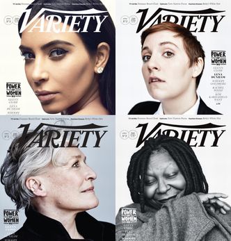 Kim Kardashian, Dunham, Close i Whoopi na okładkach "Variety"! (FOTO)