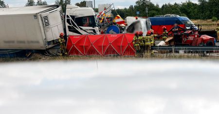 Tragedia na A1. Urzędnik jechał sprawdzić zabezpieczenia, nie zdążył