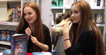 Littlemooonster96 promuje swoją książkę o... Justinie Bieberze