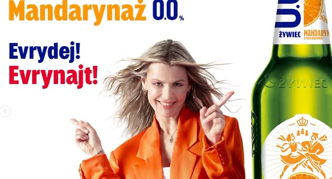 Mandaryna wraca na scenę. W reklamie Żabki