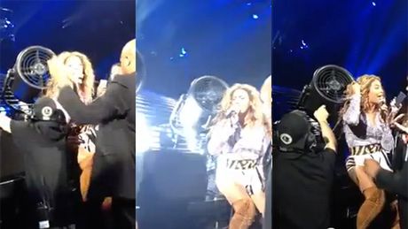 Beyonce wkręciła sobie włosy w wiatrak!