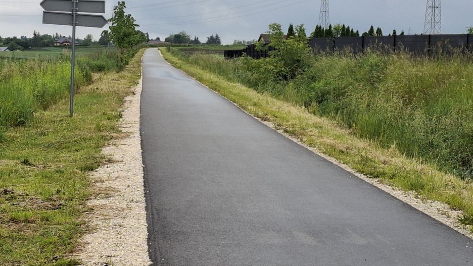 W tej chwili trasa eurovelo11 między Krakowem a Proszowicami kończy się na granicy Szklanej i Posądzy