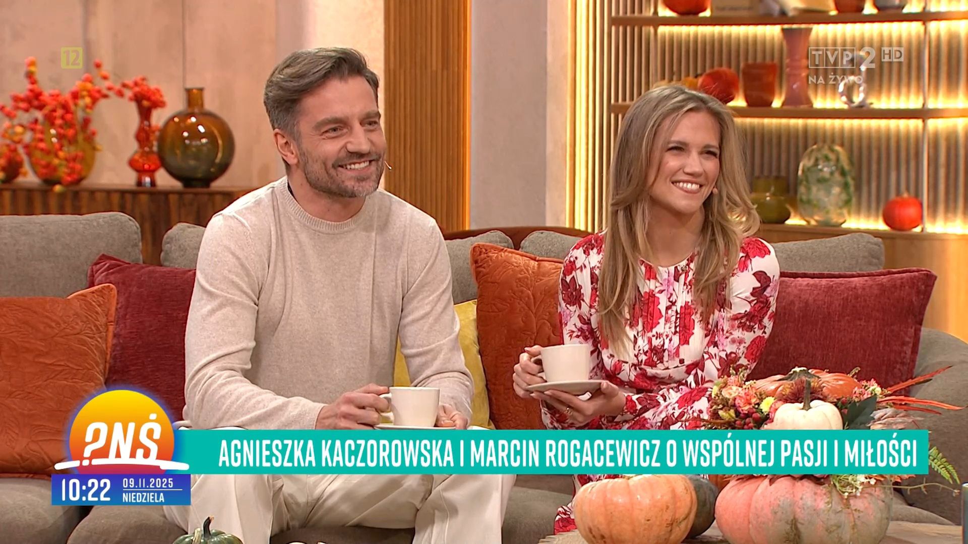 Agnieszka Kaczorowska i Marcin Rogacewicz w "PnŚ"