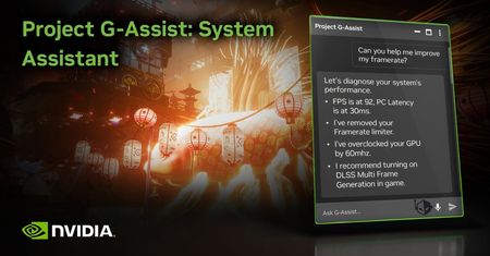 Nvidia Project G-Assist już dostępny. Asystent AI dla graczy