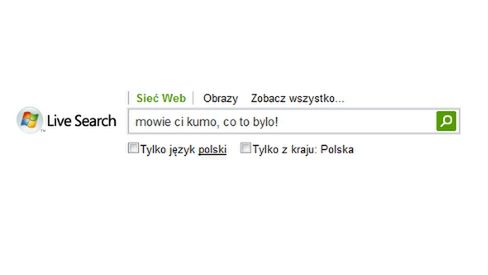 Live Search kontratakuje 1