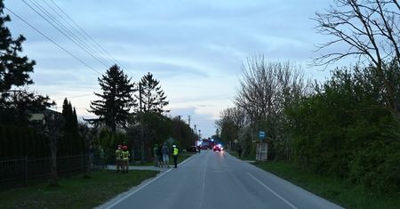 Dramat koło Chełma. Sześciolatka wybiegła na drogę, prosto pod samochód. Interweniował śmigłowiec LPR