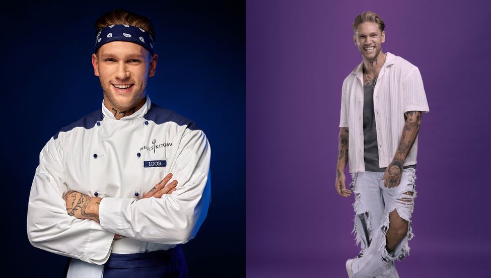 Igor Łubkowski jako uczestnik "Hell's Kitchen" i "The 50"