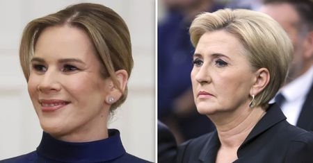 Spotkały się w Chorwacji. Tak wyglądały Duda i Nawrocka