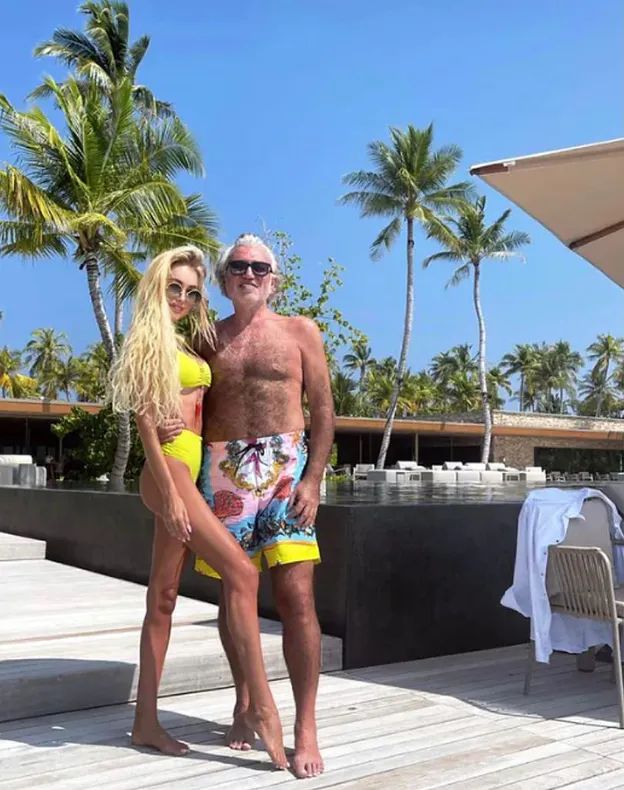 Julia Dybowska i Robert Tchenguiz