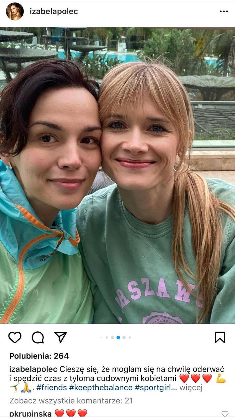 Paulina Krupińska lansuje się na obozie Anny Lewandowskiej w Turcji 
