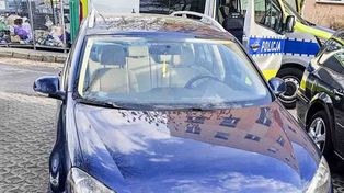 Nowa Sól: Pijany Volkswagenem uderzył w śmietnik i uciekł